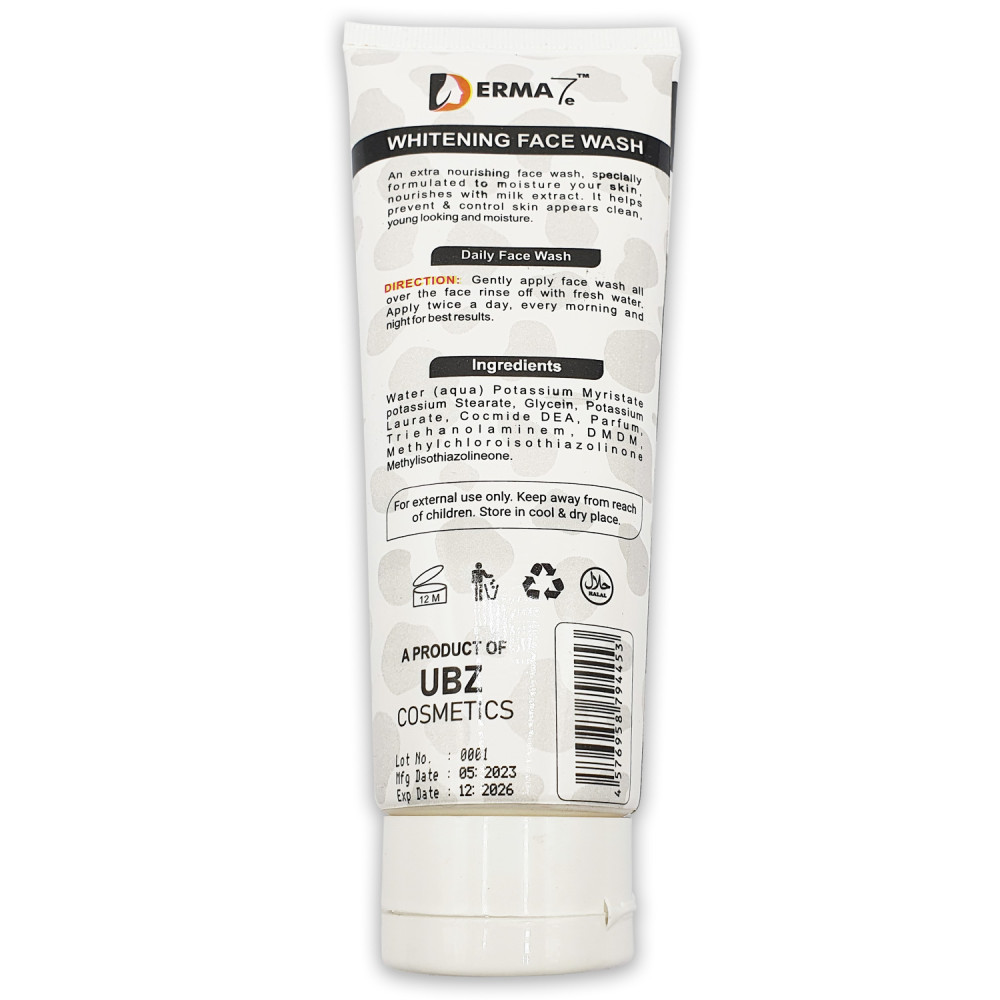 Whitening Face Wash Milk Extract