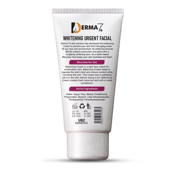 Whitening Urgent Facial
